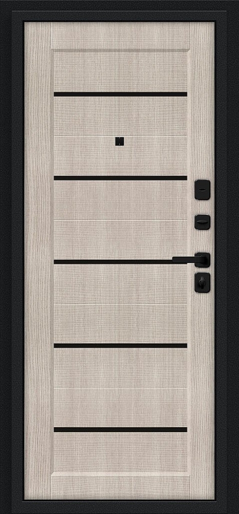 Товар Дверь Борн/SBlack Букле черное/Cappuccino Melinga BR6183