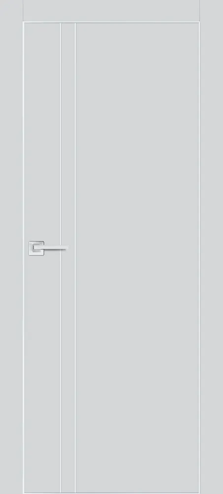 Межкомнатная дверь PX-20  AL кромка с 4-х ст. Сапфир матовый